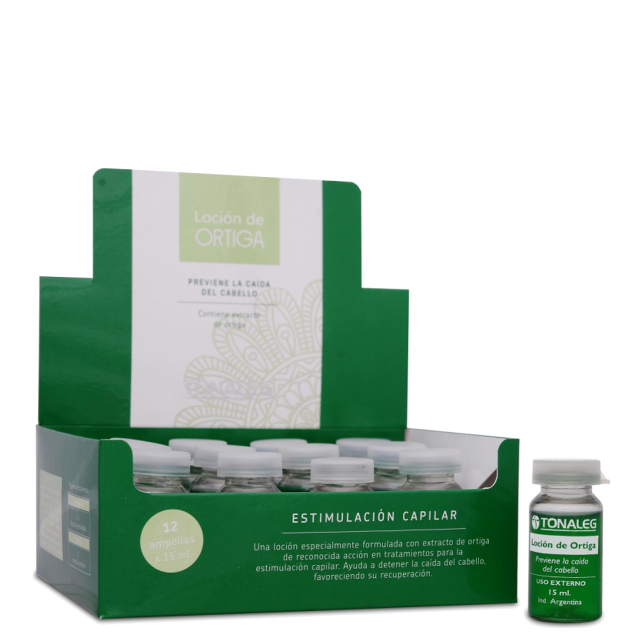 Caja Ampollas Ortiga 12u